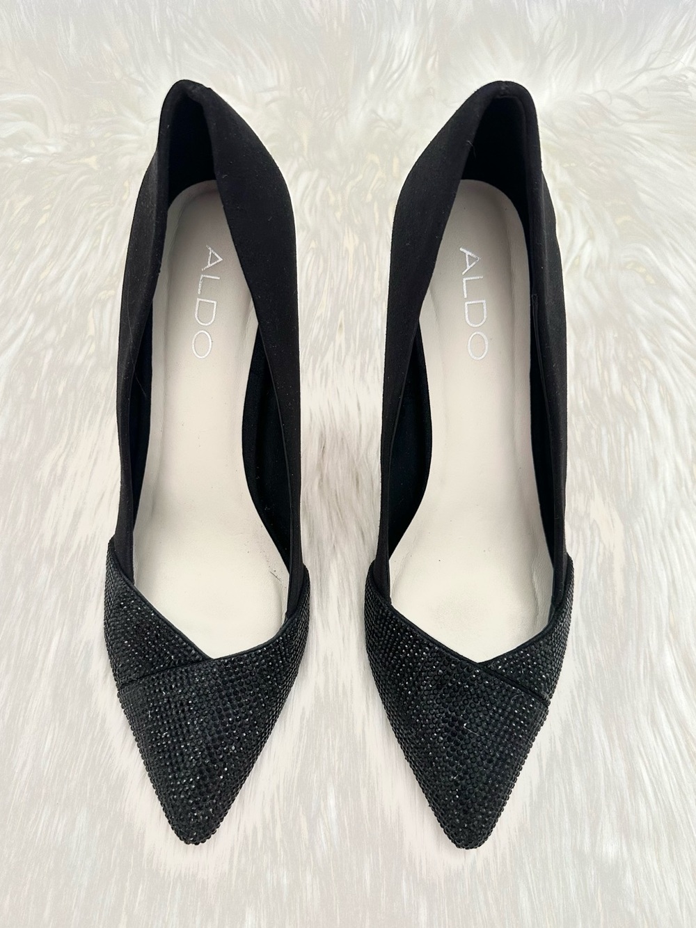 ALDO SATIN PUMPS